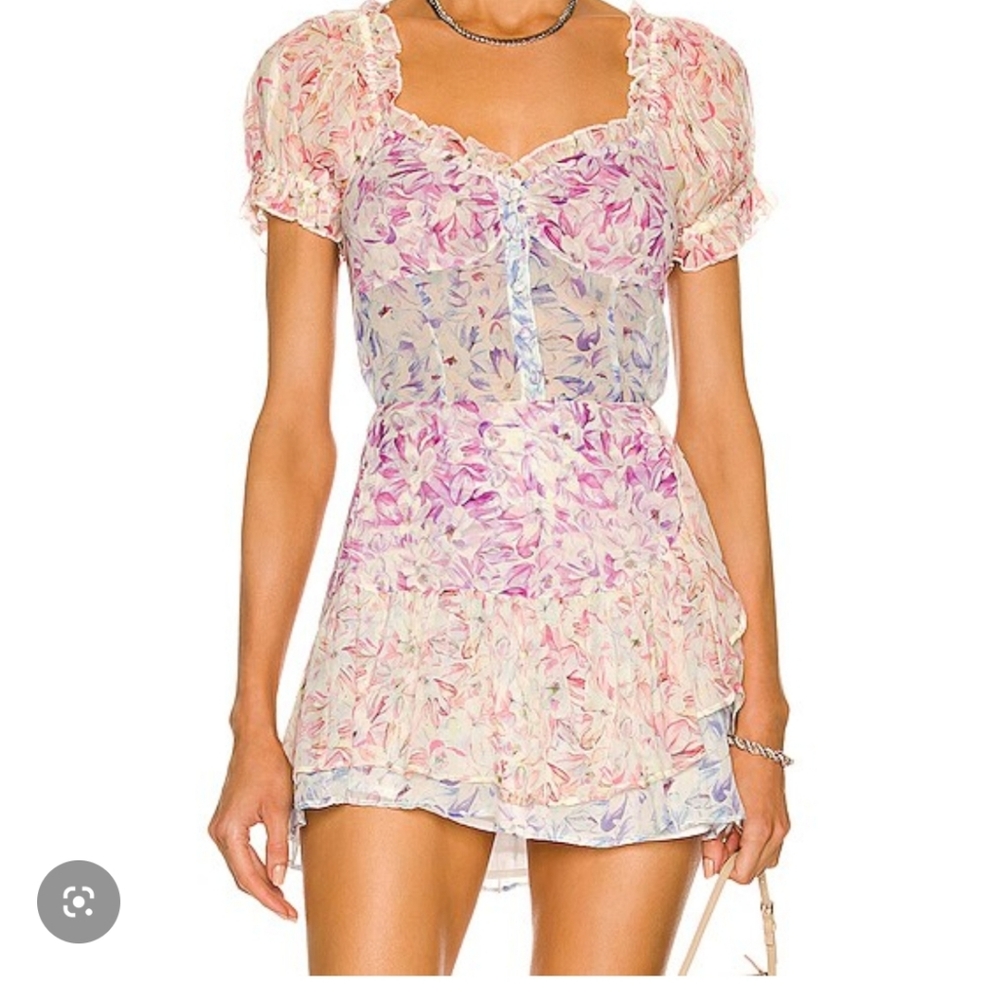 Bryant Top And Rhodes Skirt In Sweet Kisses